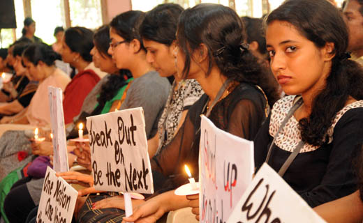 Agnes students protest